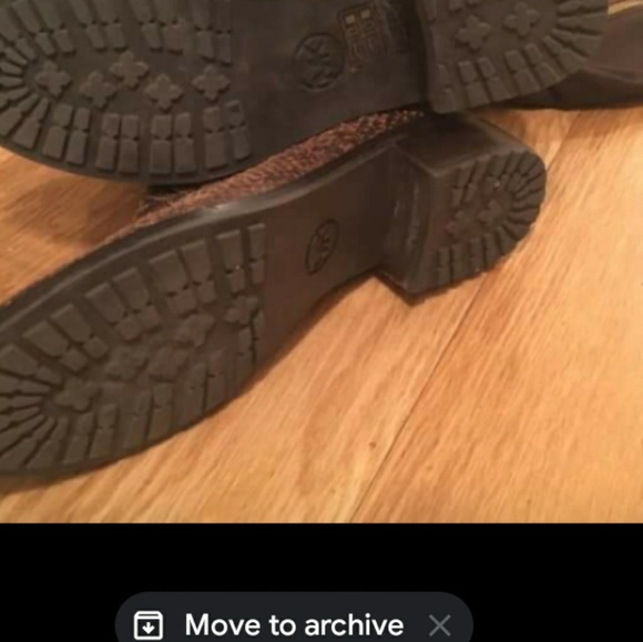 Michael Kors riding boots snakeskin detail - Picture 5 of 5